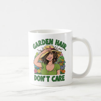 Garden Hair Don’t Care Funny Gardening Mug Koffiemok