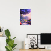 Garden Harmony Poster (Thuiskantoor)