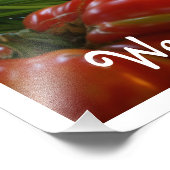 Garden Harvest Vegetables Foto Afdruk (Hoek)