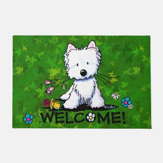 Garden Helper Westie Doormat Deurmat (Voorkant)