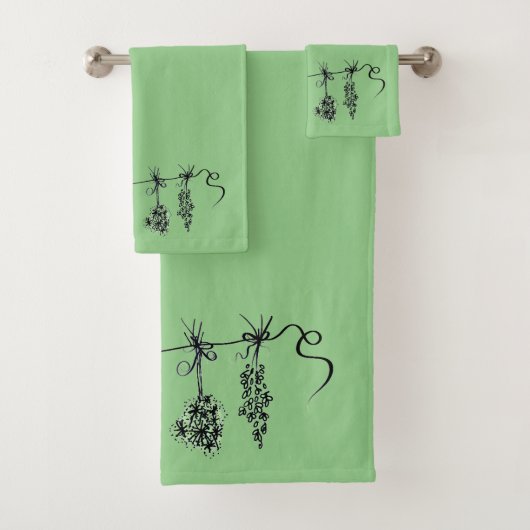 Garden Herbs Bad Handdoek (Insitu)