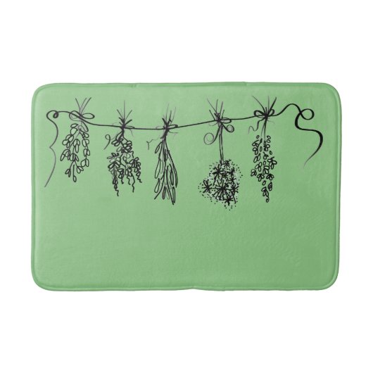 Garden Herbs Badmat (Voorkant)