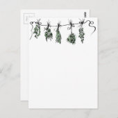 Garden Herbs Briefkaart (Voorkant / Achterkant)