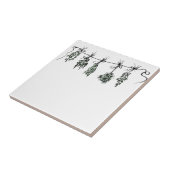 Garden Herbs Tegeltje (Zijkant)