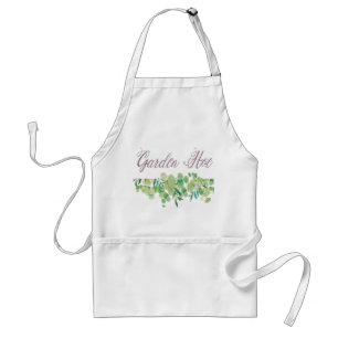 Garden Hoe Fun Pun Quote voor Gardeners Standaard Schort