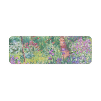 Garden in Giverny door Claude Monet Etiket