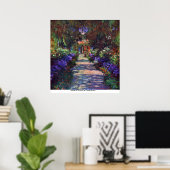 Garden in Giverny door Claude Monet Poster (Thuiskantoor)