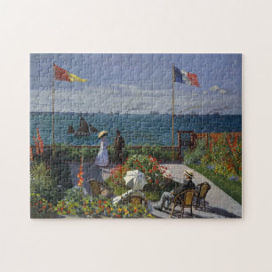 Garden in Sainte-Adresse door Claude Monet Legpuzzel