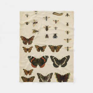 Garden Insects van Vision Studio Fleece Deken