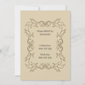 Garden inspired wedding invitation (Dos)