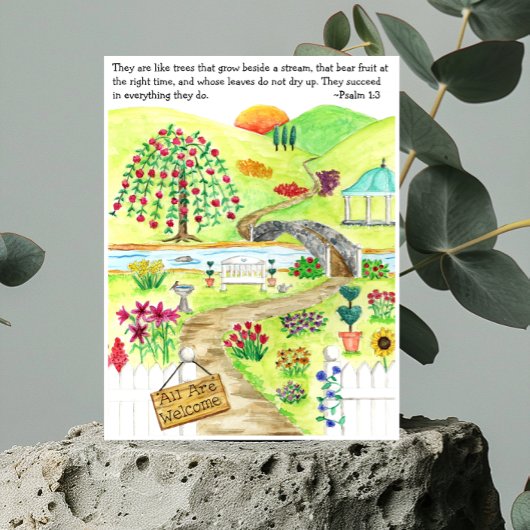 Garden Inspirerend Briefkaart