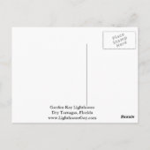 Garden Key Lighthouse, Dry Tortugas, FL-Briefkaart Briefkaart (Achterkant)