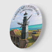 Garden Key Lighthouse, Dry Tortugas Florida Clock Grote Klok (Hoek)