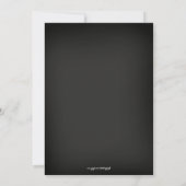 Garden Key Silver Chalkboard Housewarming Uitnodig Kaart (Achterkant)