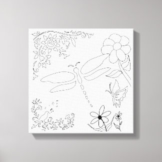 Garden Life DIY Schilder het Canvas Afdruk