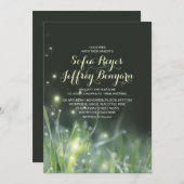 Garden Lights Romantische bruiloft uitnodigingen (Voorkant / Achterkant)