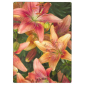 Garden Lilies Klembord (Achterkant)