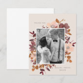 Garden Love Carte de remerciements (Devant / Derrière)