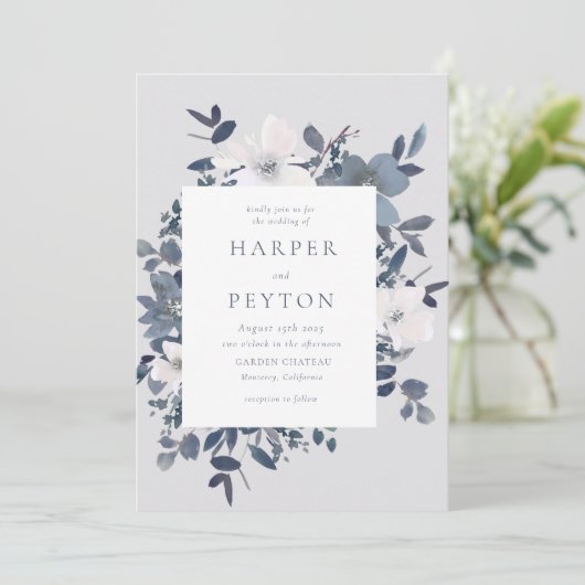 Garden Love Faire-part de mariage (Debout devant)