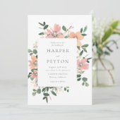 Garden Love Faire-part de mariage (Debout devant)