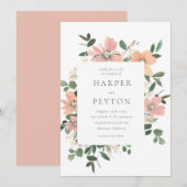 Garden Love Faire-part de mariage (Devant / Derrière)