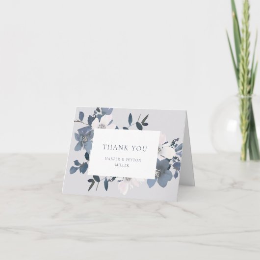 Garden Love Flat Carte de remerciements (Devant)