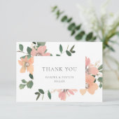 Garden Love Flat Carte de remerciements (Debout devant)