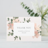 Garden Love Flat Carte de remerciements (Debout devant)