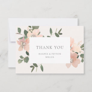 Garden Love Flat Carte de remerciements
