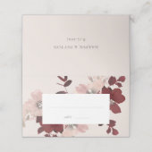 Garden Love Place Card (Buitenkant ongevouwen)