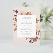 Garden Love Receptie Insert Kaart (Staand voorkant)