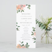 Garden Love Wedding Programma (Staand voorkant)