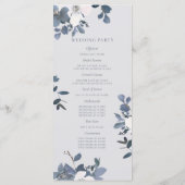 Garden Love Wedding Programme (Dos)