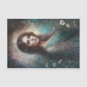 Garden Maiden Art Decoupage Tissue Paper Tissuepapier (Voorkant)