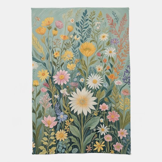 Garden Medley Theedoek (Verticaal)