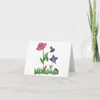 Garden Notecard Kaart