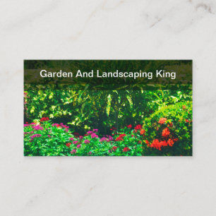 Garden Nursery Landscaper Visitekaartje