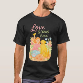Garden of Joy Floral  Pet Lover T-shirt