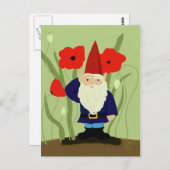 Garden of Remembrance Gnome Briefkaart (Voorkant / Achterkant)