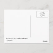 Garden of Remembrance Gnome Briefkaart (Achterkant)