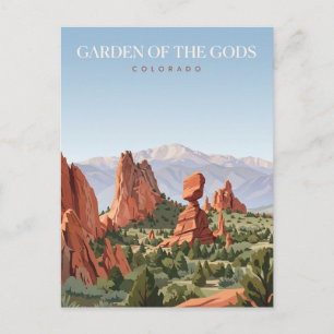 Garden of the Gods Colorado Briefkaart