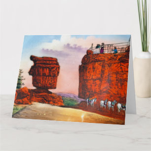 Garden of the Gods in Colorado Bedankkaart