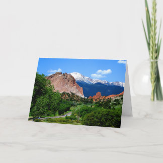 Garden of the Gods - Schilderachtig van Colorado ( Kaart