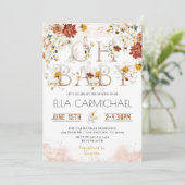 Garden Oh Baby shower Uitnodiging (Staand voorkant)