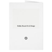 Garden Old Friends Whimsical Flowers Gardener Card (Dos)