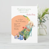 Garden-partij Kaart (Staand voorkant)