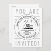 Garden Party Barbecue Briefkaart (Voorkant / Achterkant)