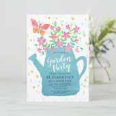 Garden Party Birthday Kaart (Staand voorkant)