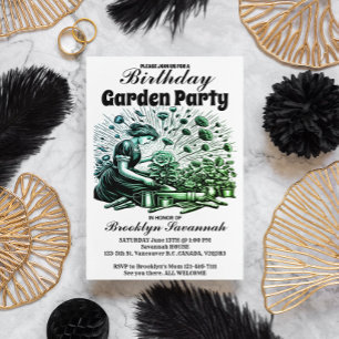 Garden Party Bloom Gardeners Party Invitation