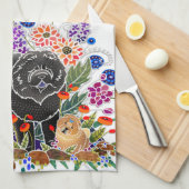 GARDEN PARTY chow cuisine serviette blanche arrièr (Quart Plié)